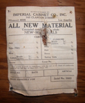 IMPERIAL MONTEREY LABEL